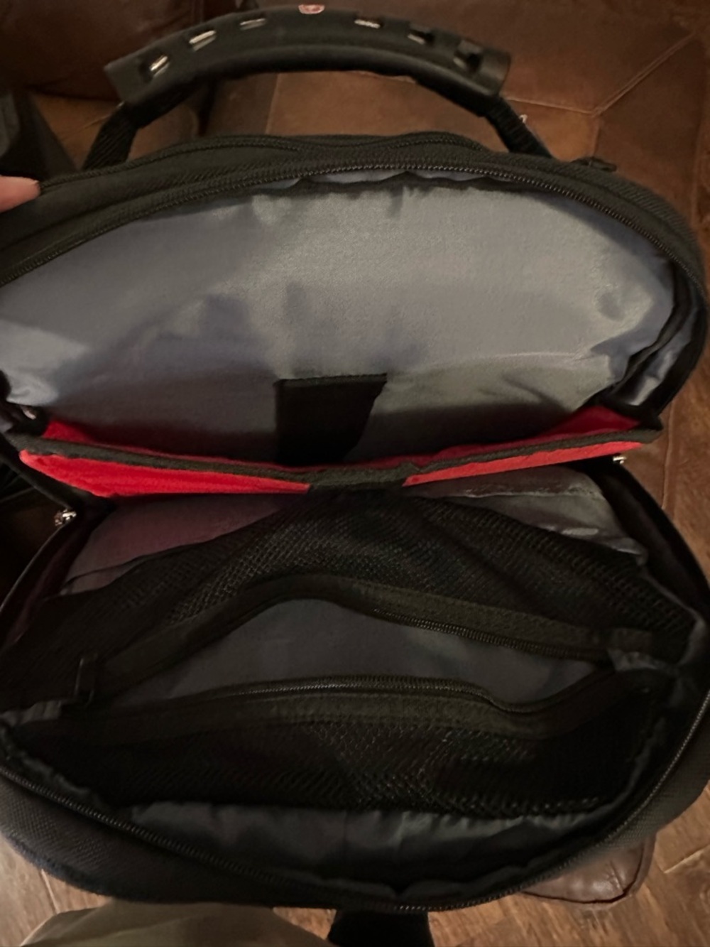 Wenger Swiss Gear Mens Ibex 17" Laptop Backpack Black OS - Picture 5 of 6
